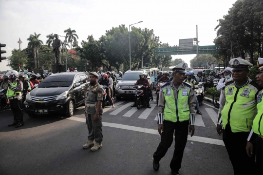 Thamrin-Merdeka Barat Macet Total Akibat Aksi Reuni 212