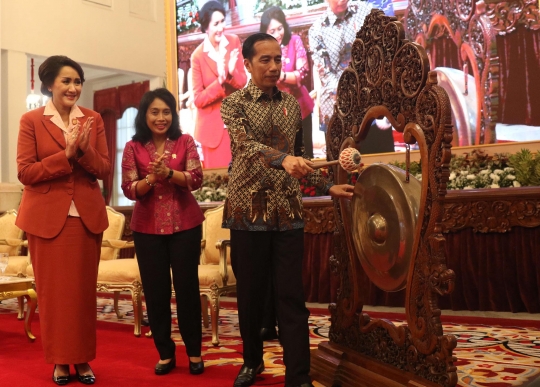 Jokowi Buka Kongres Kowani di Istana Negara