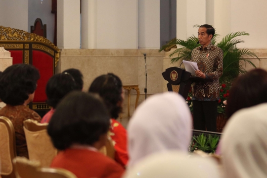 Jokowi Buka Kongres Kowani di Istana Negara