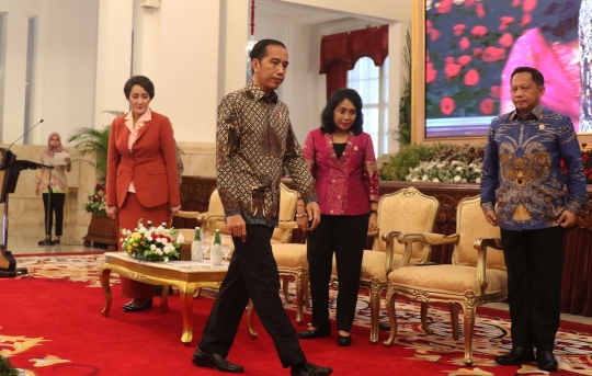 Jokowi Buka Kongres Kowani di Istana Negara