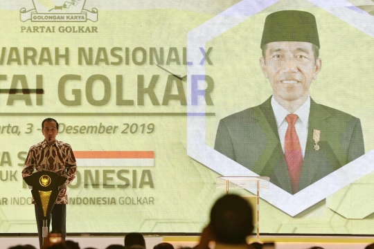 Presiden Jokowi Buka Munas Partai Golkar
