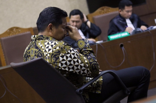 Ekspresi Bowo Sidik Pangarso Divonis 5 Tahun Penjara