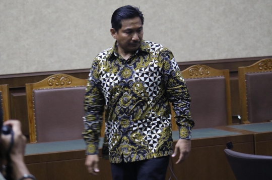 Ekspresi Bowo Sidik Pangarso Divonis 5 Tahun Penjara