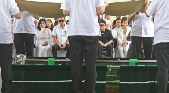 Suasana Pemakaman Ciputra di Jonggol