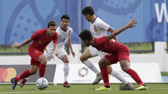 Bantai Laos 4-0, Garuda Muda Lolos ke Semifinal SEA Games 2019