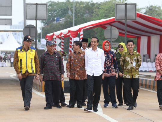 Presiden Jokowi Resmikan Tol Kunciran-Serpong