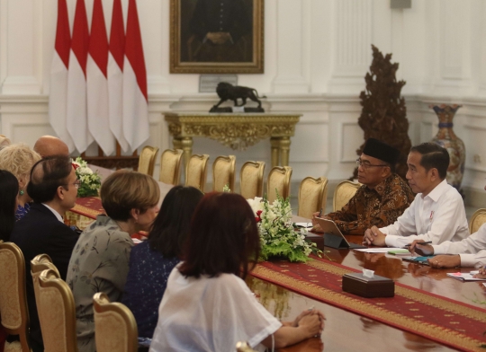 Presiden Jokowi Terima Kunjungan Delegasi Aksi Stop TBC Dunia