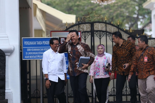 Ahok Temui Presiden di Istana