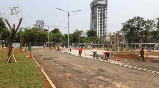 Memantau Pembangunan Pusat Kuliner di Kawasan Thamrin