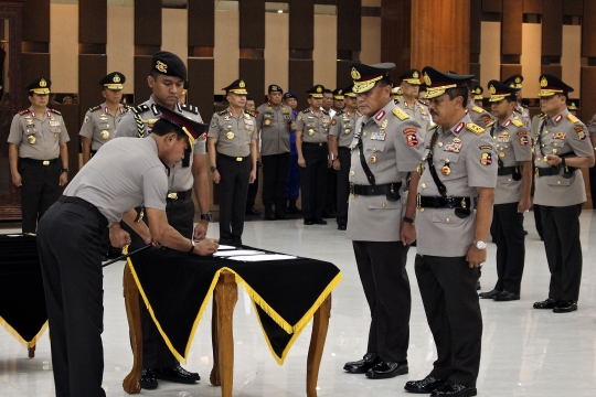 Kapolri Idham Azis Pimpin Sertijab Sejumlah Perwira Tinggi