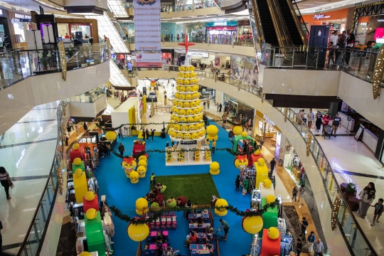 Dekorasi Natal Hiasi Mal di Jakarta