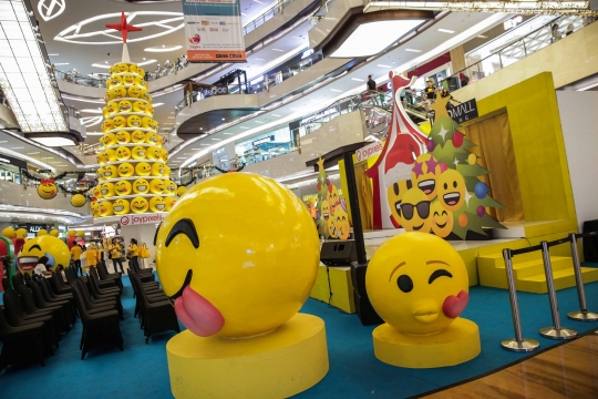 Dekorasi Natal Hiasi Mal di Jakarta
