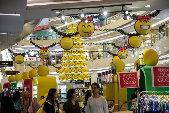 Dekorasi Natal Hiasi Mal di Jakarta