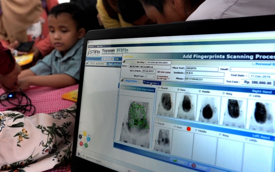 Tes Sidik Jari Murid Berkebutuhan Khusus