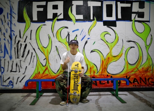 Mengenal Ryusei Ouchi, Skateboarder Tunanetra dari Jepang