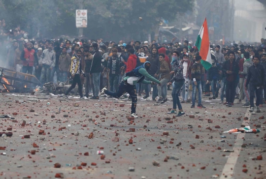 Aksi Protes UU Anti-Muslim di India Kian Membara