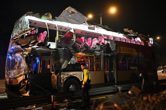 Kecelakaan Bus di Hong Kong, 6 Orang Tewas