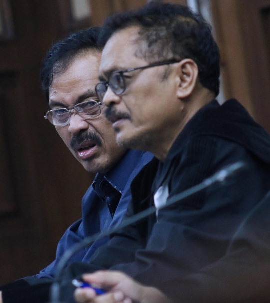 Ekspresi Nurdin Basirun Saat Simak Keterangan Saksi