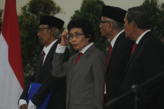 Suasana Sertijab Dewan Pengawas dan Pimpinan KPK