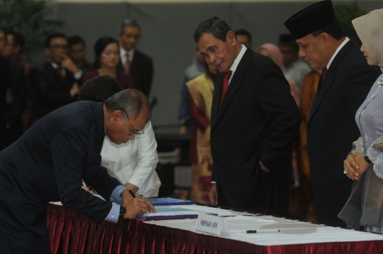 Suasana Sertijab Dewan Pengawas dan Pimpinan KPK