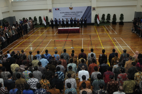 Suasana Sertijab Dewan Pengawas dan Pimpinan KPK