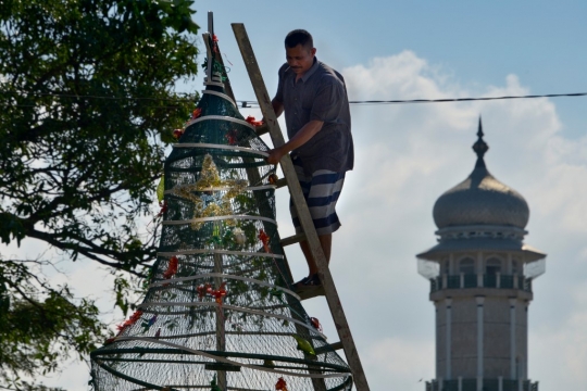 Gereja Hati Kudus Aceh Bersiap Merayakan Natal