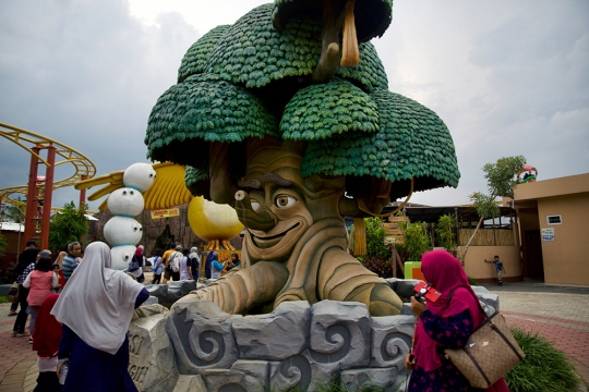 Mengunjungi Saloka Park, Taman Rekreasi Tematik terbesar di Jawa Tengah