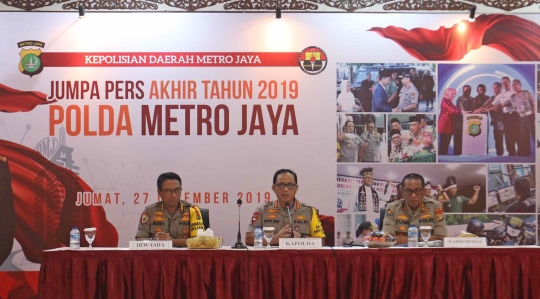 Kapolda Metro Jaya Sampaikan Laporan Kasus Kejahatan Sepanjang 2019