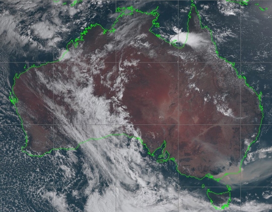 Penampakan Kebakaran Hutan Australia dari Citra Satelit