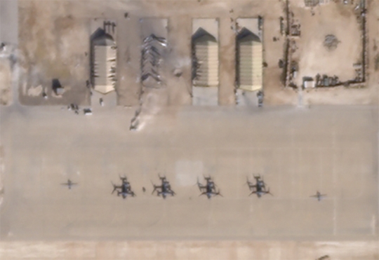 Begini Gambaran Satelit Pangkalan Udara AS yang Diserang Iran