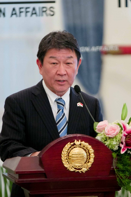 Menlu RI Retno Marsudi Terima Kunjungan Menlu Jepang dan Delegasi