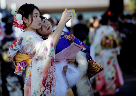 Perayaan Hari Kedewasaan Gadis-gadis Jepang