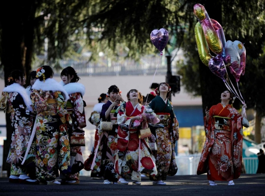 Perayaan Hari Kedewasaan Gadis-gadis Jepang