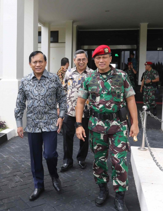 SCM Grup Sambangi Markas Kopassus di Cijantung