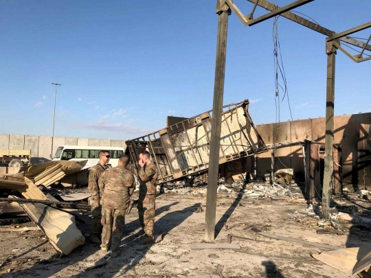 Kondisi Pangkalan Militer AS di Irak Usai Dirudal Iran