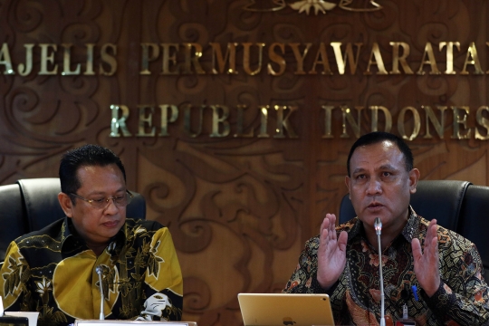 Pimpinan KPK Silaturahmi ke MPR