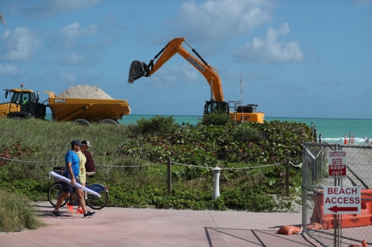 Melihat Cara Amerika Melebarkan Daratan Pantai Miami