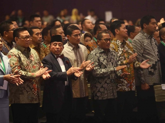 Jokowi dan Sandiaga Uno Hadiri Pelantikan Pengurus HIPMI