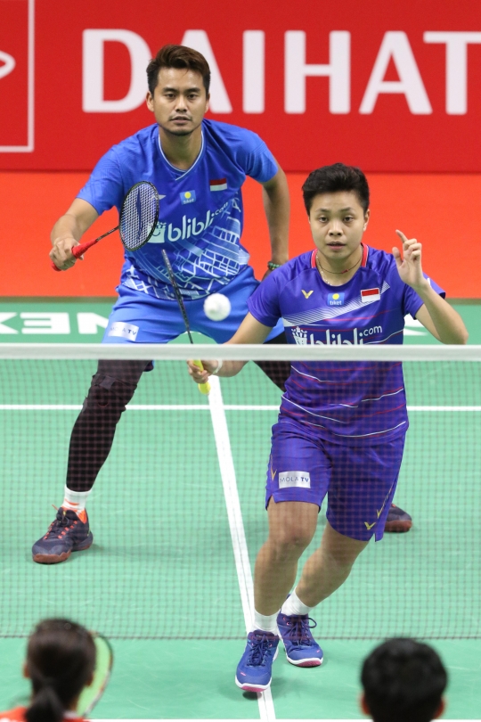 Pasangan Tontowi/Apriyani Melenggang ke Babak Kedua Indonesia Masters 2020