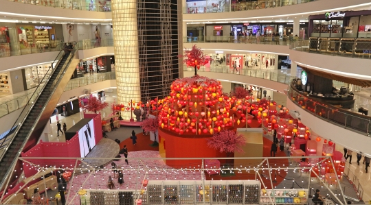 Persiapan Senayan City Menyambut Tahun Baru Imlek
