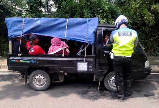 Polres Tangsel Gelar Razia Lalu Lintas untuk Tekan Kejahatan Jalanan