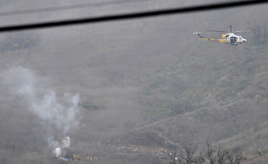 Ini Lokasi Kecelakaan Helikopter yang Tewaskan Legenda NBA Kobe Bryant