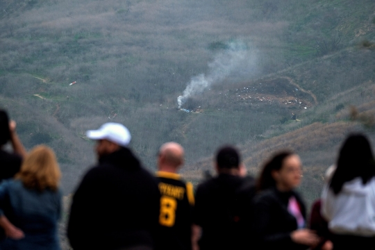 Ini Lokasi Kecelakaan Helikopter yang Tewaskan Legenda NBA Kobe Bryant