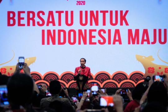 Presiden Jokowi Hadiri Perayaan Imlek Nasional 2020
