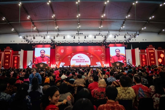 Presiden Jokowi Hadiri Perayaan Imlek Nasional 2020