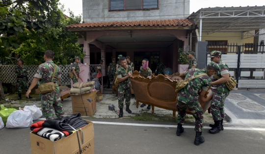 Pengosongan Rumah Dinas Kodam Jaya