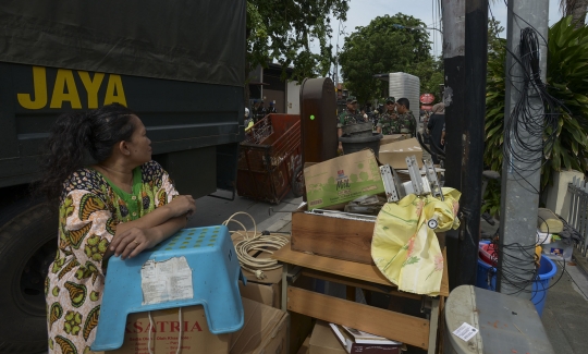 Pengosongan Rumah Dinas Kodam Jaya