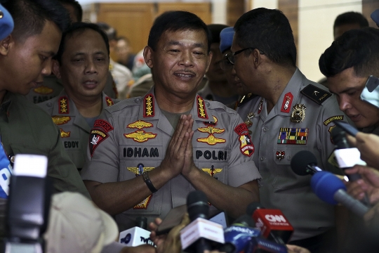 Kapolri Idham Azis Raker Perdana dengan Komisi III DPR