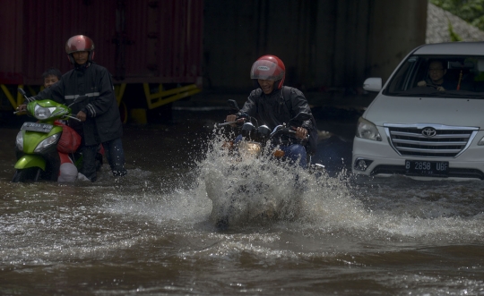 Kawasan Rawa Bokor Terendam Banjir Usai Hujan Deras