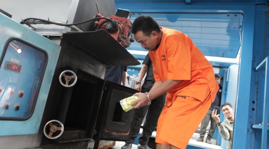 BNN Musnahkan Sabu Hasil Penindakan di Wilayah Medan